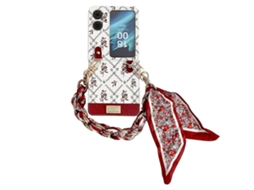 Capa De Celular Tpu Com Estampa De Flor Da Sorte E Alça