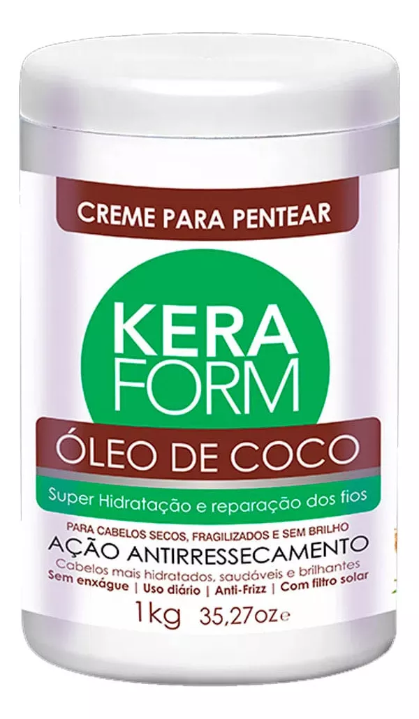 Creme para Pentear KERAFORM Óleo de Coco 1Kg