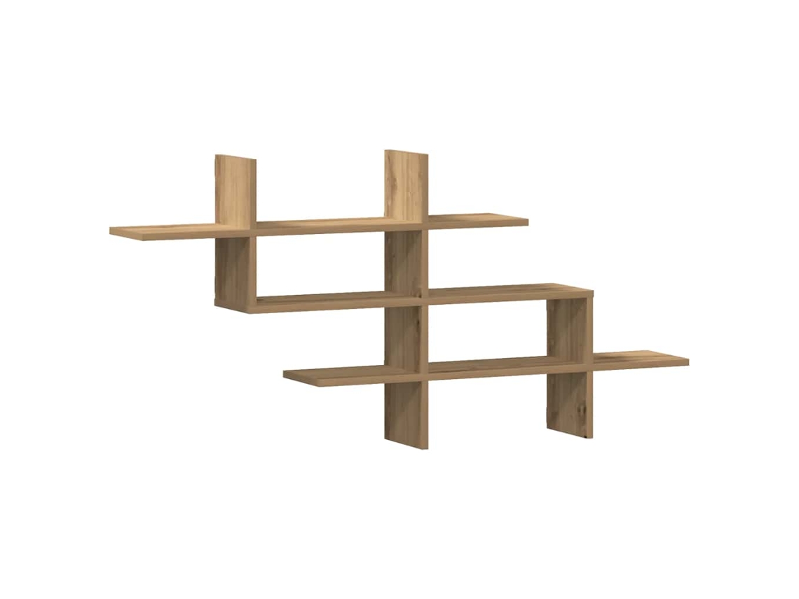 Wall Shelf, Wall Shelves Vidaxl Marrom Madeira Processada (n/a)