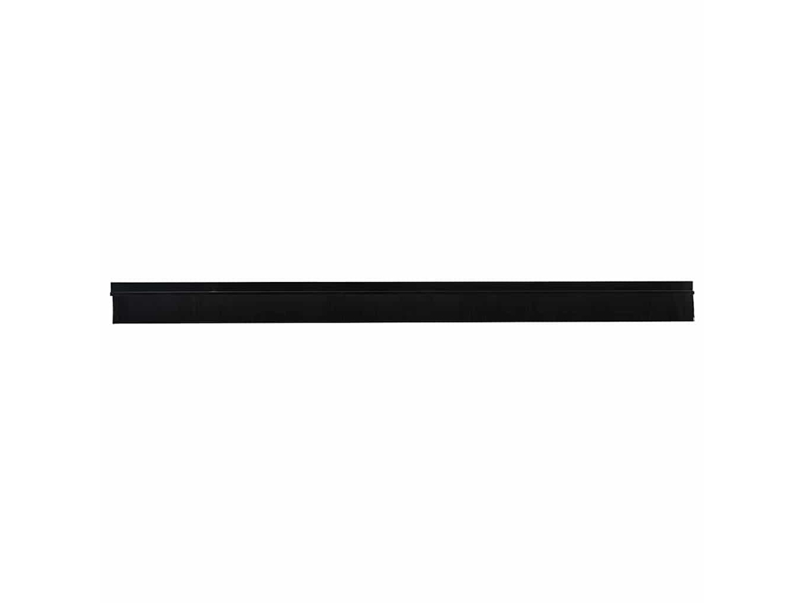 Conjunto 12 Vedação Moderna Para Porta Vidaxl Preto Alumínio (100 Cm)