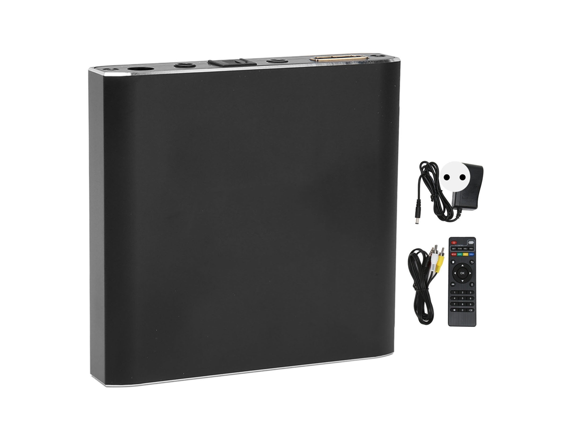 Reprodutor De Mídia 4k Uhd 30fps Com Interface Hdmi Mini, Função De Auto Play E Loop, Plugue Eu 100-240v