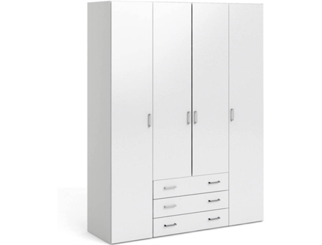 Roupeiro  Branco (Laminado Lacado - 154x200.4x49.5 cm)