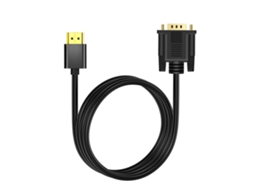 Adaptador Conversor De Vídeo Multimídia De Cabo Hdtv Para Vga Para Laptop E Projetores Aquaforge