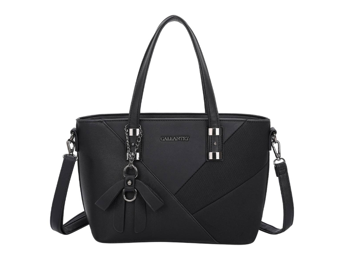 Bolsa De Mão Para Mulher Ornada Com Laço De Padrão Geométrico