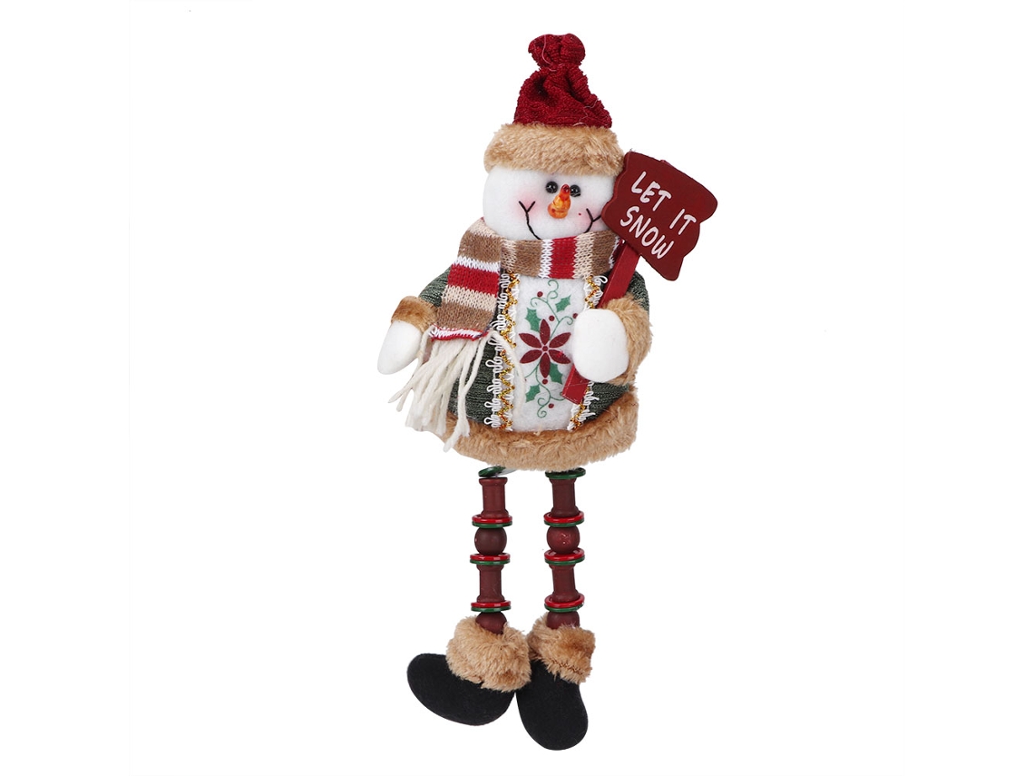 Laxiscreed Decoração Natalina Com Ornamentais De Santa, Boneco De Neve E Veado Para Festa De Natal