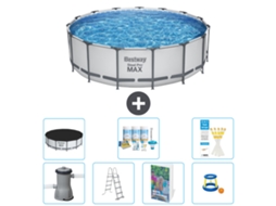 Bestway Piscina Bestway Steel Pro Max Redonda - 488x122 Cm - 8-peças S548