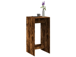 Vidaxl Mesa De Bar 51x50x103,5 Cm Derivados De Madeira Carvalho Fumado