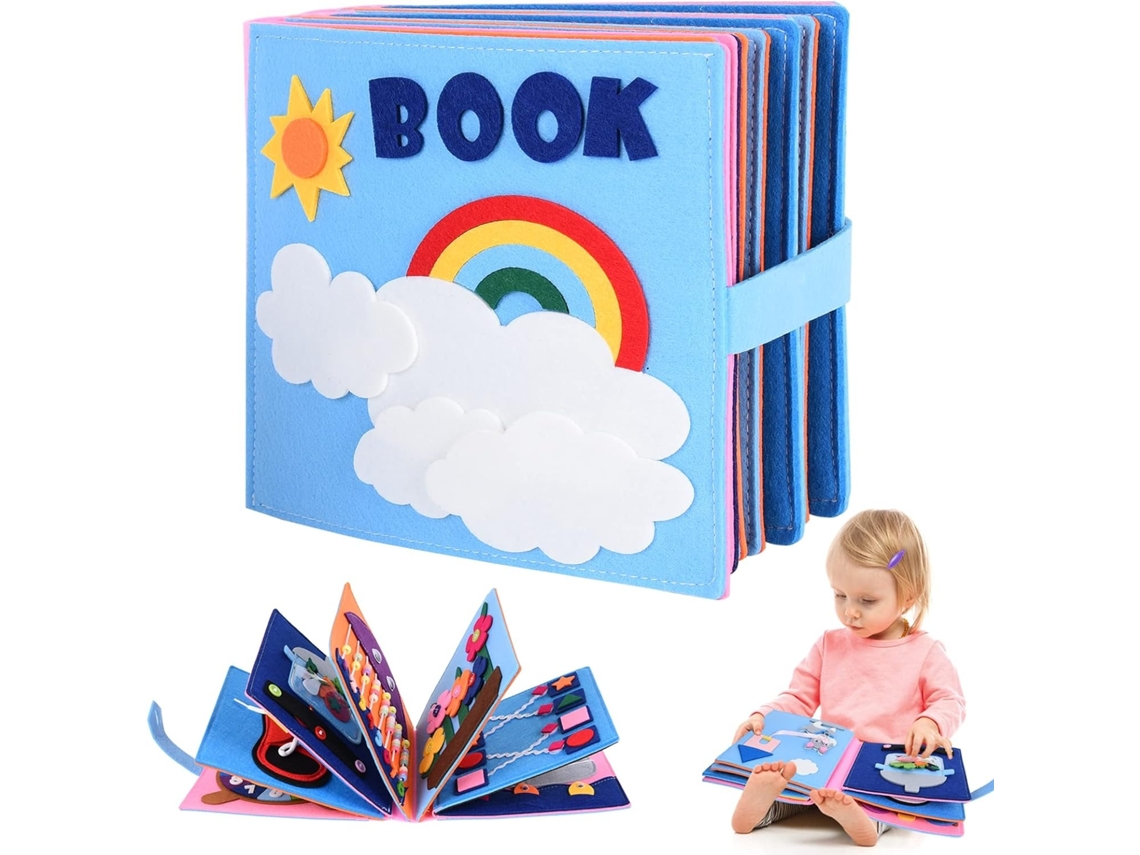 Livro Montessori Ocupado E Sensorial Para Aprendizagem Infantil Lurelia
