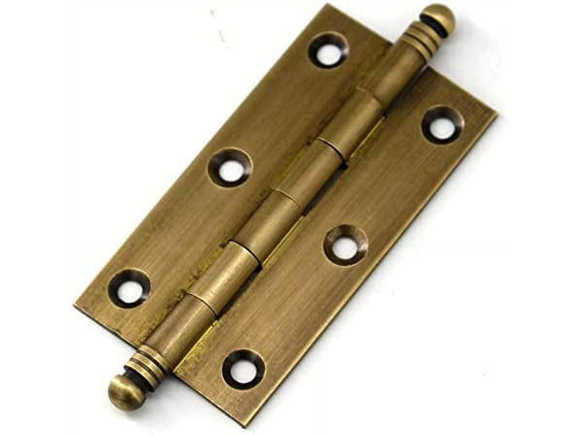 Conjunto De 2 Dobradiças Decorativas Para Portas De Armários De Cozinha, Acabamento Em Bronze Antigo