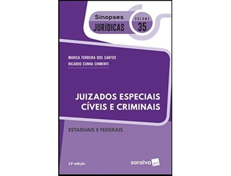 Livro Sinopses Juridicas - Vol. 35 - Jui. Crim. -13Ed/19 de Marisa Ferreira Dos Santos (Português do Brasil)