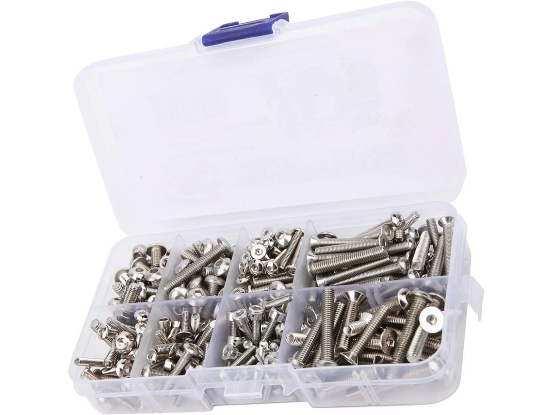 Conjunto de Parafusos de Aço Inoxidável para Carros Rc, com Vários Comprimentos, Acessórios para Veículos. SFUSHOS