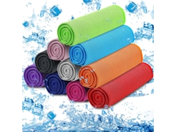 Pacote com 10 Toalhas Refrescantes, Geladas, Microfibra, Macias e Resistentes, para Pescoço e Rosto, Mantenha se Refrescado Durante Yoga AQUAFORGE