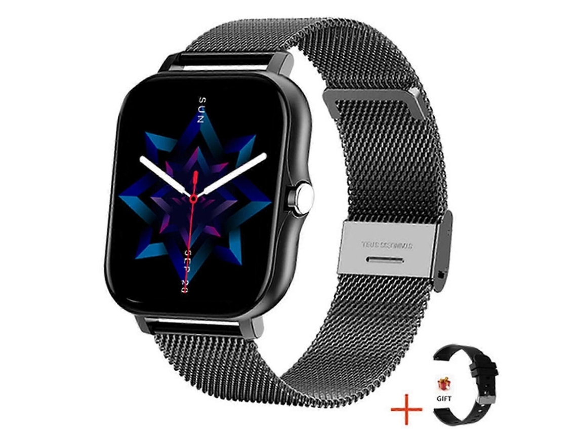 Relógio Inteligente, Smartwatch de 1,85' com Controle Voz Ai, Monitor Pressão Arterial / Spo2 Frequência Card Íaca, Rastreador GOKOCO