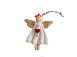 Laxiscreed Anjo De Resina Para Decoração De Natal Em Árvore E Colar, Modelo Menina Anjo