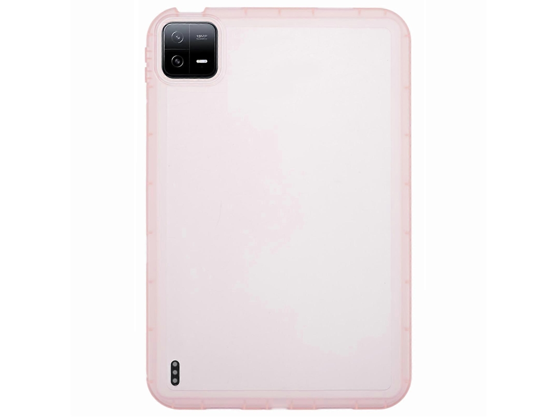 Capa protetora transparente de TPU para tablet Xiaomi Pad 6 Pad 6 Pro rosa Hengrongshen