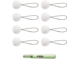 Conjunto De 9 Prendedores Roupa Antiderrapantes Para Fixar Roupas Cama Com Segurança