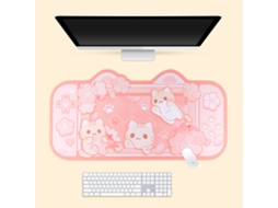 /ea/ Mousepad Grande Com Estampa De Gato Sakura, 7739,5cm Brilvibera
