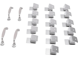 Grampos De Proteção Para Janelas Contra Furacões Aramox, Instalação Rápida Em Aço Inoxidável Para Concreto, Tijolo E