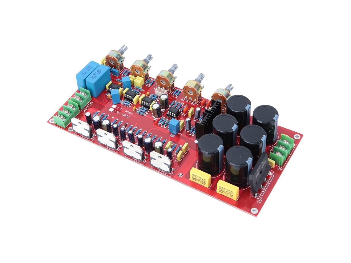 Laxiscreed Tda7294 Amplificador De Som 2.1-canal Com 160w E 2x80w Para Hobby Hi-fi