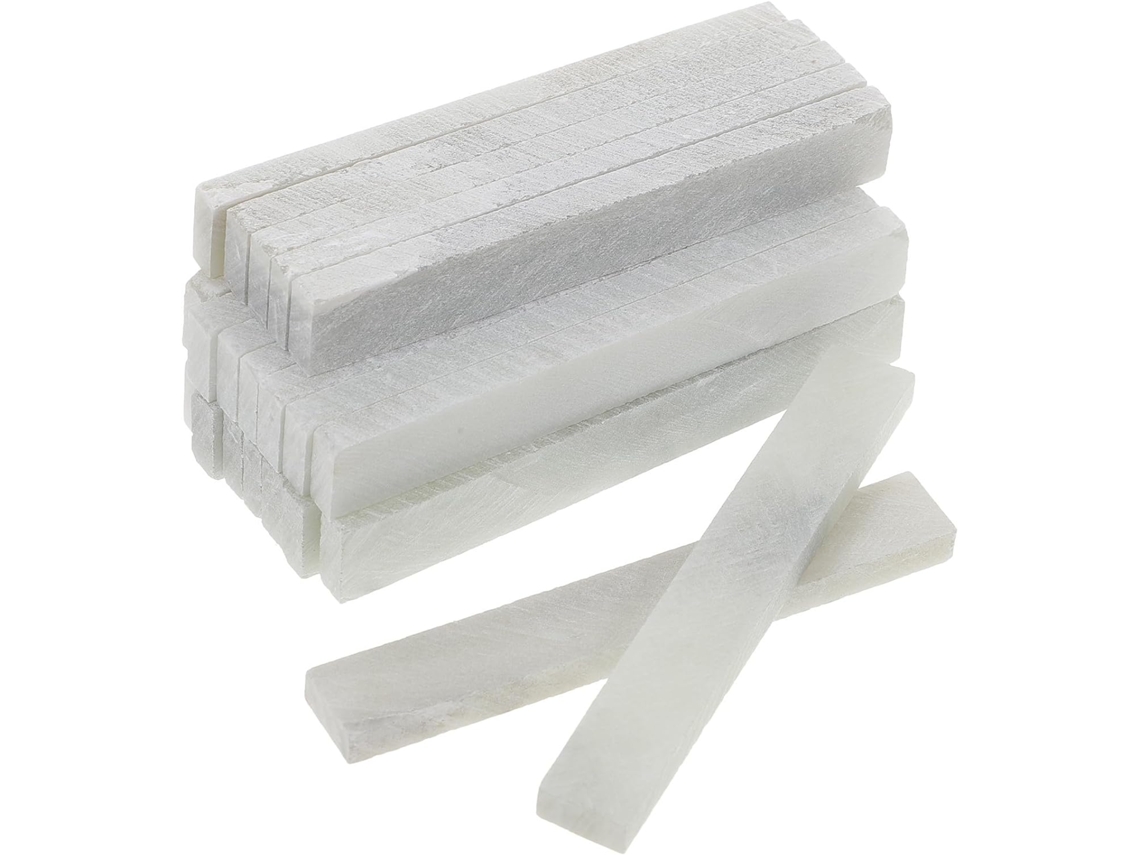 Giz De Solda Em Pedra- Sabão Natural, 21 Peças, 68 X 8 X 4, 2 Mm, Lápis Planos Para Marcação Precisa Em Aço,