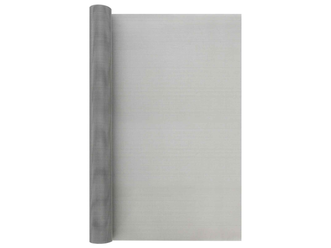 Vidaxl Tela De Malha 80 X 1000 Cm 30 Mesh Aço Inoxidável 201 Prateado