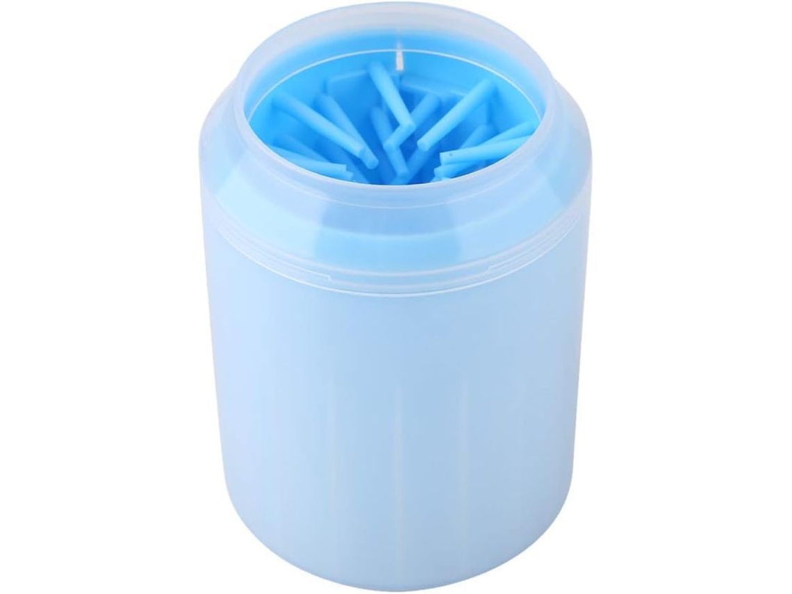 Copo para limpeza de patas de animais de estimação, escova portátil removível, copo de limpeza para cães e gatos.