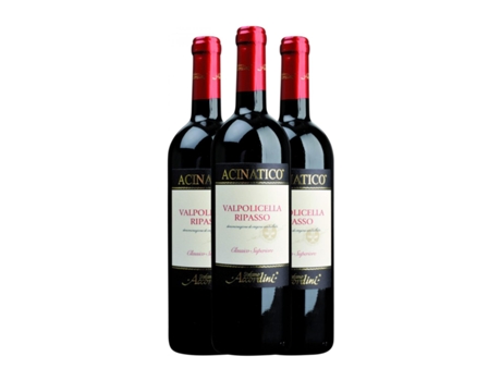 Vinho STEFANO ACCORDINI Acinatico Valpolicella Ripasso (0.75 L - 3 Unidades)