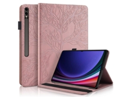 Capa de couro com flip horizontal da série Life Tree da Webake para tablet