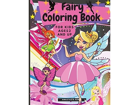 Livro Fairy Coloring Book For Kids Ages 2 And Up De Anastasia Kent (inglês)