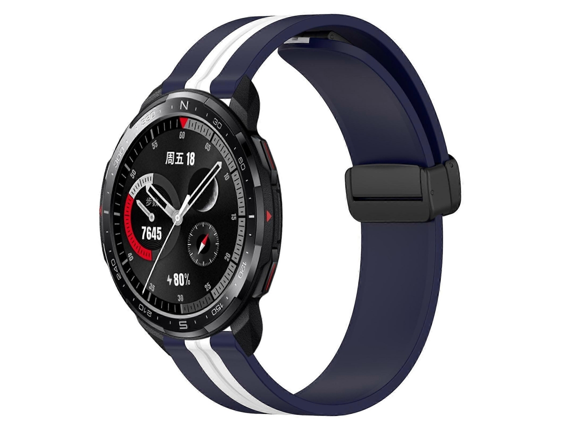 Pulseira De Silicone Dobrável Com Fecho Magnético Para For Honor Watch Gs Pro 22mm