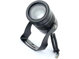 Refletor Feixe Estreito Projetor Parede Externa Edifícios Iluminação Remota Branco 3w Dc12c Luz GOKOCO