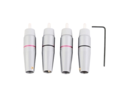 Conector de Cavo Rca LAXISCREED Ouro 4 Camadas Cobre Puro