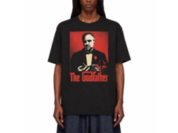 Rockinstone Godfather Movie Graphic Black Adult T-shirt Size:m