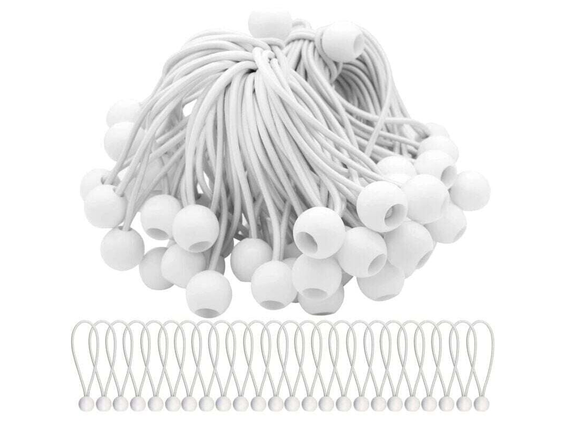 50 Tiras Elásticas de Borracha com Ganchos AQUAFORGE