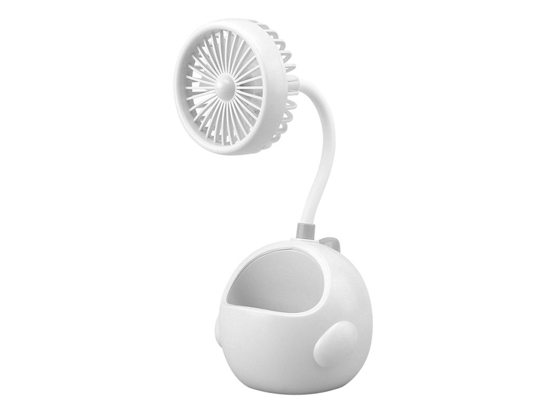 Ventilador de Mesa LAXISCREED Dinossauro Usb Branco