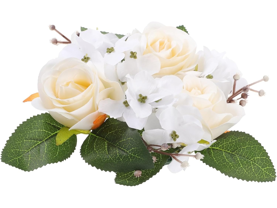Coroa De Velas, Decoração Delicada, Flor Artificial Resistente A Rasgos.