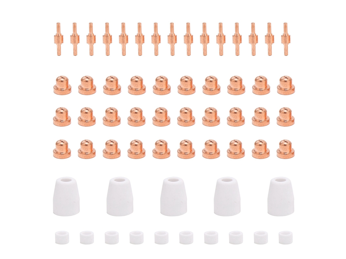 Kit De Pontas E Eletrodos De Cobre Pt‑31 Para Máquinas De Solda, Acessórios Consumíveis (60 Peças)