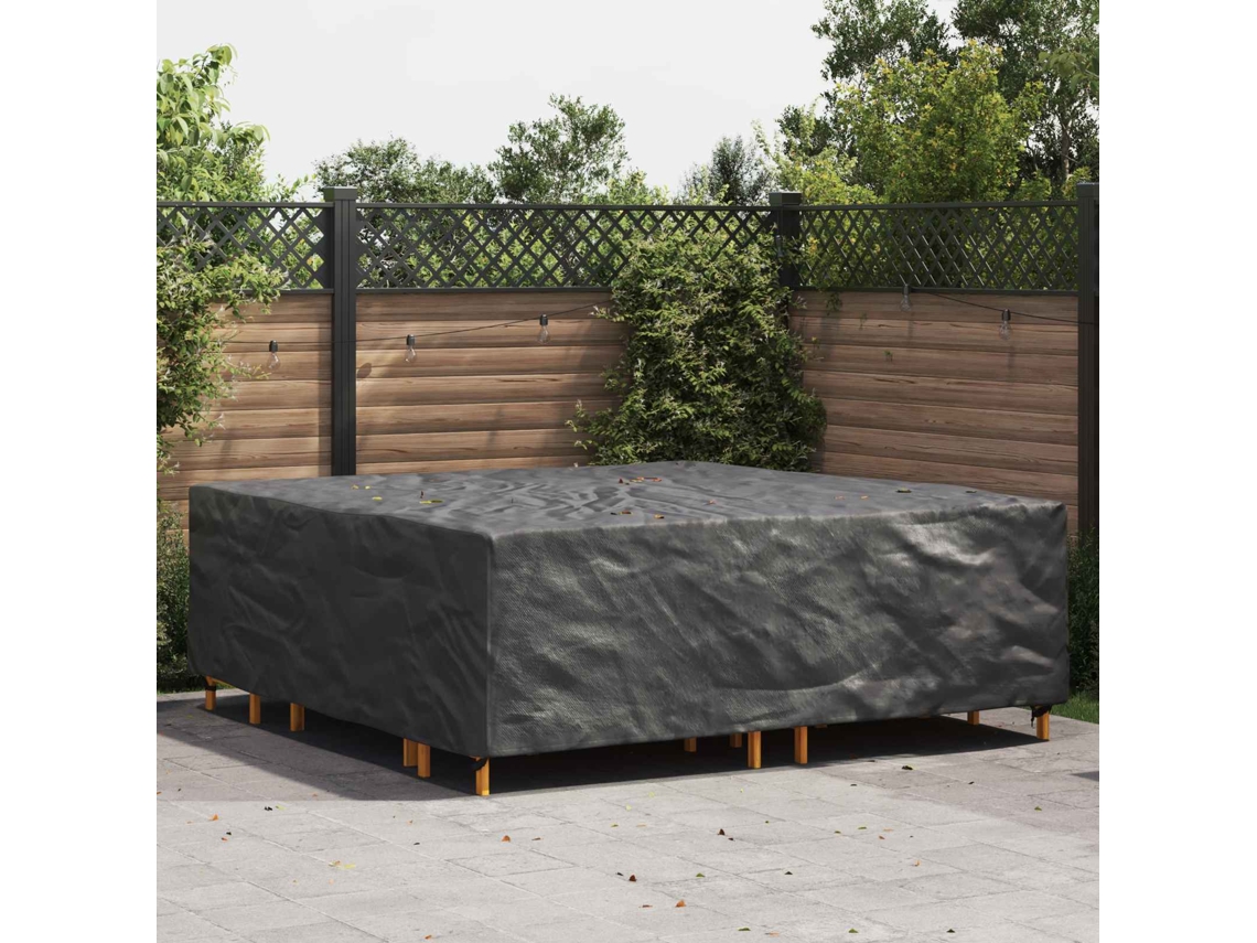 Vidaxl Capa Para Móveis Liso Preto 220 X 220 X 70 Cm 420d
