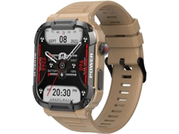 Relógio inteligente masculino com tela grande de 1,85 polegadas, estilo militar, Android, fitness, para homens, para fazer/conhecer, Bestvite