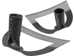 Conjunto De 2 Enxadas Ocas De Aço Manganês Para Jardinagem, Capina E Afofamento Do Solo.