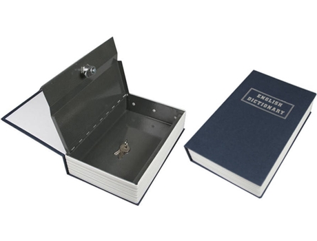 COFRE COM FORMA DE LIVRO