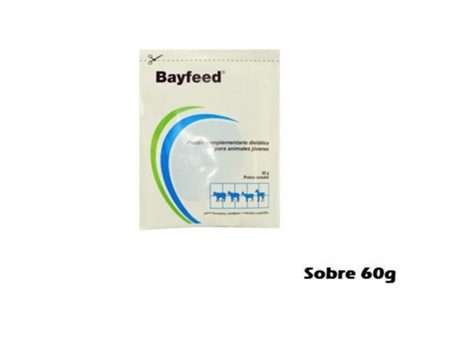 Antidiarreico BAYFEED 60G para Terneros Corderos Cabritos Y Potros 1 Sobre 60G