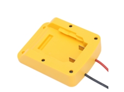 Laxiscreed Adaptador De Bateria De Lítio Para Estação De Carregamento Com Conector E Interruptor