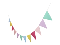 5 Pacotes Bandeira Triangular Decoração para Festa e Casamento NEVEANCE