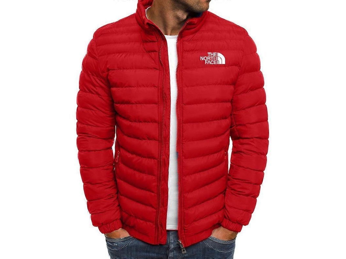 Chaqueta Invierno Homem Algodón Suave Alta Estilo Casual Cremallera Tamanho S XXXL
