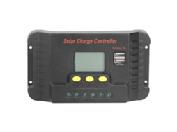 Controlador Solar com Display Lcd e Carregamento Usb 12/24v 30a S/MARCA