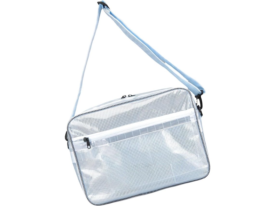 Bolsa transparente antiestática de 15,7 polegadas para ferramentas de sala limpa, ideal para trabalho e viagens.