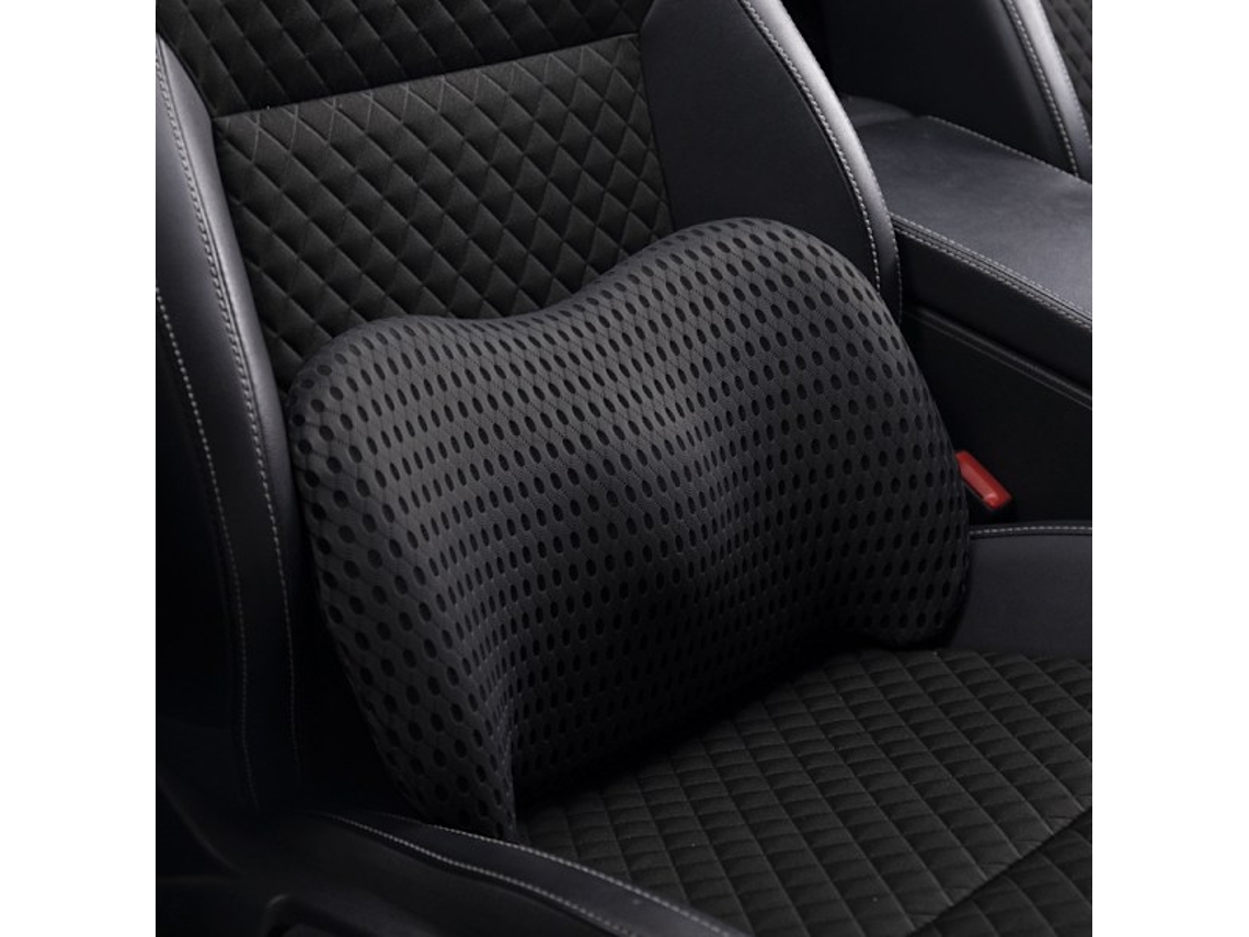 Lurelia Suporte Lombar Para Cadeira E Carro Ergonómico Memória Preto V1059