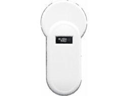 Leitor de Microchip Animal Portátil H01 t 134.2khz Formato Fdx b para Gestão de Granjas Avícolas Branco