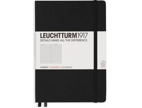 Caderno  315928 Preto (A5 - Quadriculado)
